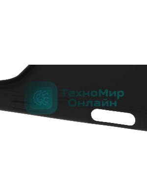 Чехол (клип-кейс) BoraSCO для Apple iPhone 16 Pro Microfiber Case черный (73691)