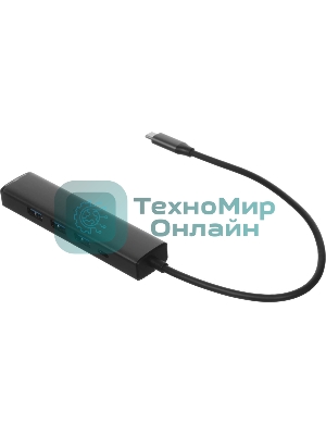 USB-концентратор CUDY UH605, USB Type-C, USB + RJ-45, USB Type-C