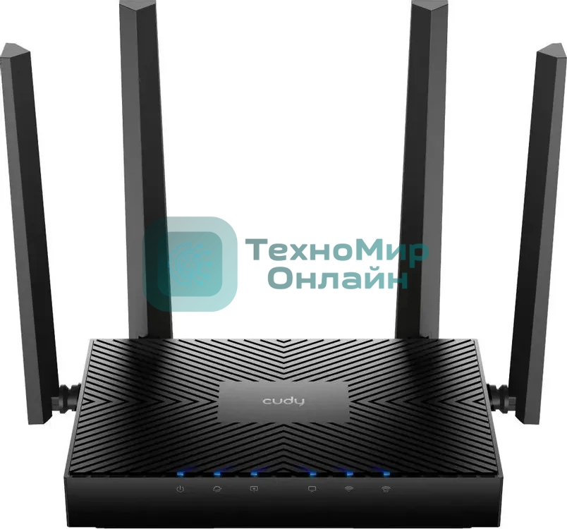 Роутер беспроводной Cudy WR3000E 2.0 Гигабитный роутер Wi-Fi 6 AX3000, 2,4/5 ГГц, до 2976 Мбит/с, 5x1 Гбит/с, IPv6, 4 антенны, черный
