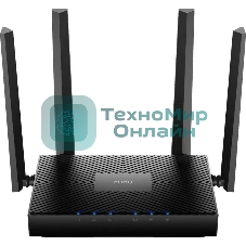 Роутер беспроводной Cudy WR3000E 2.0 Гигабитный роутер Wi-Fi 6 AX3000, 2,4/5 ГГц, до 2976 Мбит/с, 5x1 Гбит/с, IPv6, 4 антенны, черный