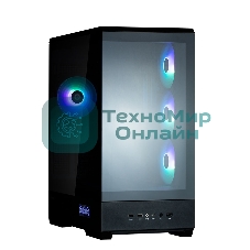 Компьютерный корпус ZALMAN P50 DS, ATX, черный, WINDOW, 2x3.5