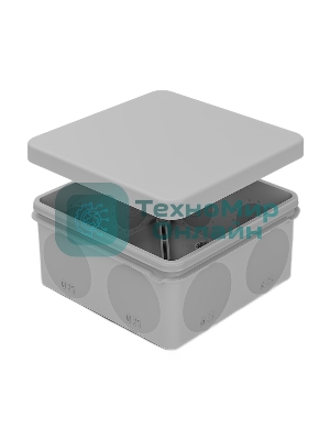 Коробка распаячная Rexant для прямого монтажа ОУ, HF, 100х100х50мм, IP67 (мембранные вводы)