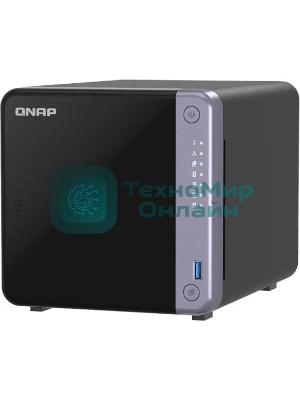 Сетевое хранилище NAS Qnap TS-432X-4G 4-bay настольный Alpine AL-524