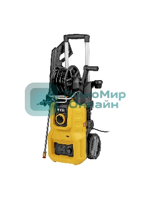 Мойка высокого давления Denzel R-180iD, 2000 Вт, 180 бар, 420 л/ч, асинх. двиг., бараб.