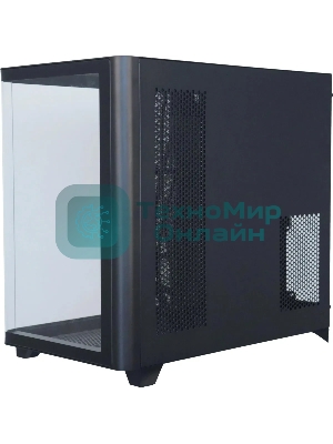 Компьютерный корпус Accord ACC-R7AB черный без БП ATX 2xUSB3.0 1xUSB3.1 audio