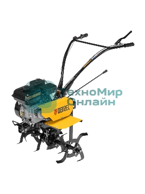 Мотоблок Denzel DPT-170 7 л.с., ремен.сцеп, шир 85 см, глуб 35 см, фрез 3х3, ШОМ, скор 2В/1Н, кол 8