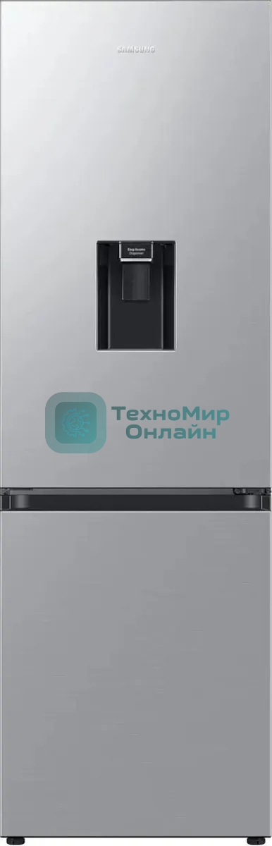 Холодильник Samsung RB34C632ESA/EF графит двухкамерный 227/114л морозилка снизу, No Frost