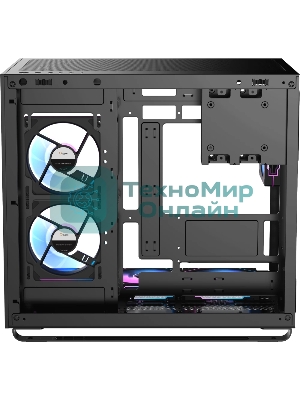 Компьютерный корпус Ocypus Iota C70 BK ARGB ATX/win/black/6 ARGB fans/no PSU/Tempered Glass