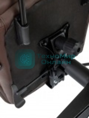 Кресло Бюрократ CH-824MSG-BF коричневый, экокожа