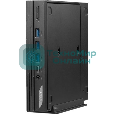 Мини ПК MSI Pro DP10 13M-045BRU i5 1340P (1.9) Iris Xe без ОС 2.5xGbitEth WiFi BT 120W черный (936-B0A611-045)