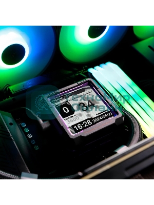 Система жидкостного охлаждения Thermalright Frozen Warframe PRO 360 ARGB Soc-AM5/AM4/1200/1700/1851 черный 4-pin 29.8dB Al LCD Ret (F-WFRAME-PRO-360-BL-ARGB)