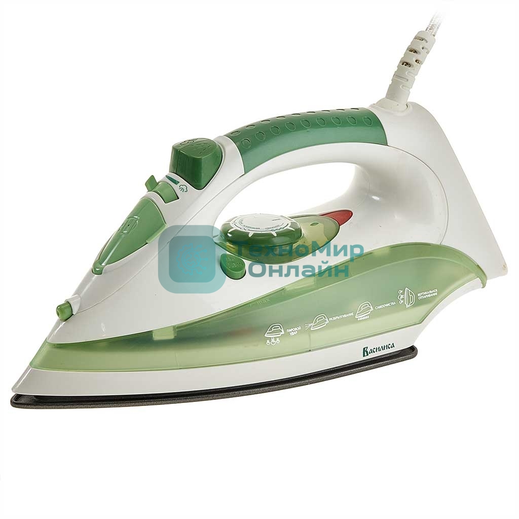 Утюг ВАСИЛИСА У2-2000 белый с зеленым