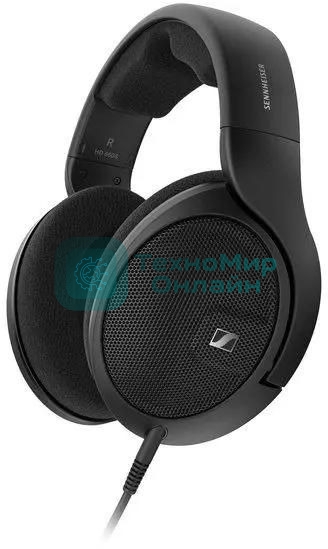Наушники Sennheiser HD 560S накладные открытые 6-38000Гц съемный 3м, 6.3мм, Адаптер-переходник 6,3 мм/3,5 мм, 110дБ, 120 Ом, амбушюры велюр, черные