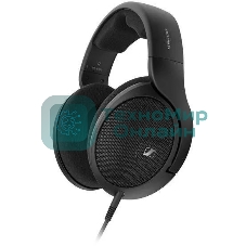 Наушники Sennheiser HD 560S накладные открытые 6-38000Гц съемный 3м, 6.3мм, Адаптер-переходник 6,3 мм/3,5 мм, 110дБ, 120 Ом, амбушюры велюр, черные