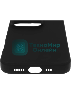 Чехол (клип-кейс) BoraSCO для Apple iPhone 16 Pro Microfiber Case черный (73691)