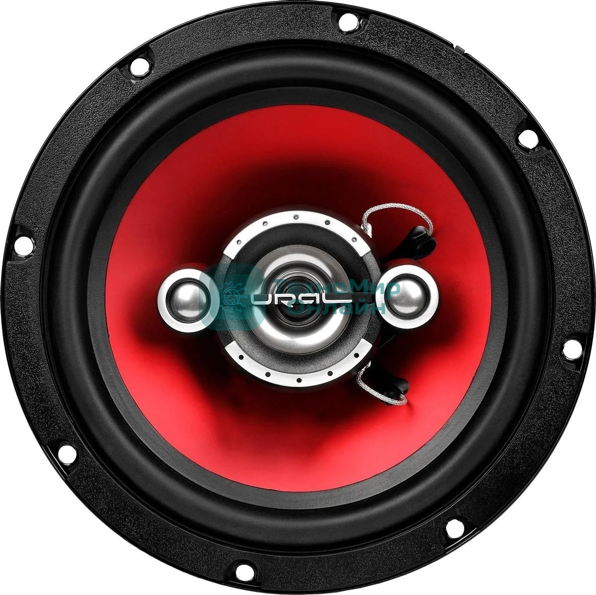 Колонки автомобильные Ural DDB AS-D1741 190Вт 16см (6.5дюйм) (ком.:2кол.) коаксиальные четырехполосные
