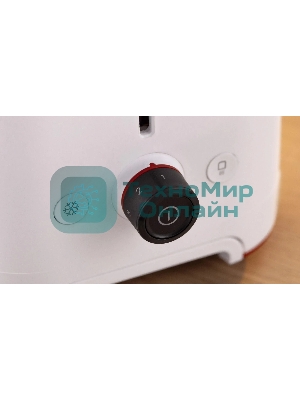 Тостер Bosch TAT3M121 белый, 950 Вт, 2 слота