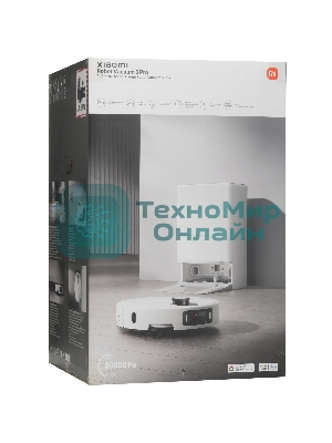 Робот-пылесос Xiaomi Robot Vacuum 5 Pro EU белый, 5200 мАч Li-Ion, уборка сухая/влажная, пылесборник контейнер 0.29 л