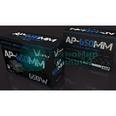 Блок питания Aerocool/Formula ATX 650W AP-650ММ 80 PLUS WHITE (20+4pin) APFC 120мм fan 6xSATA RTL