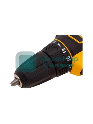 Дрель-шуруповерт Denzel CDL-18-02BM, 18 В, 2 Ач, 30 Нм, щеточный