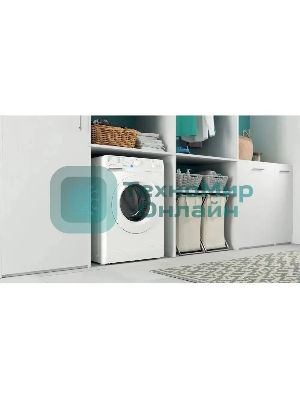 Стиральная машина Indesit BWSB 61051 WWV белый, загрузка фронтальная 6 кг, 1000 об/мин., класс: А