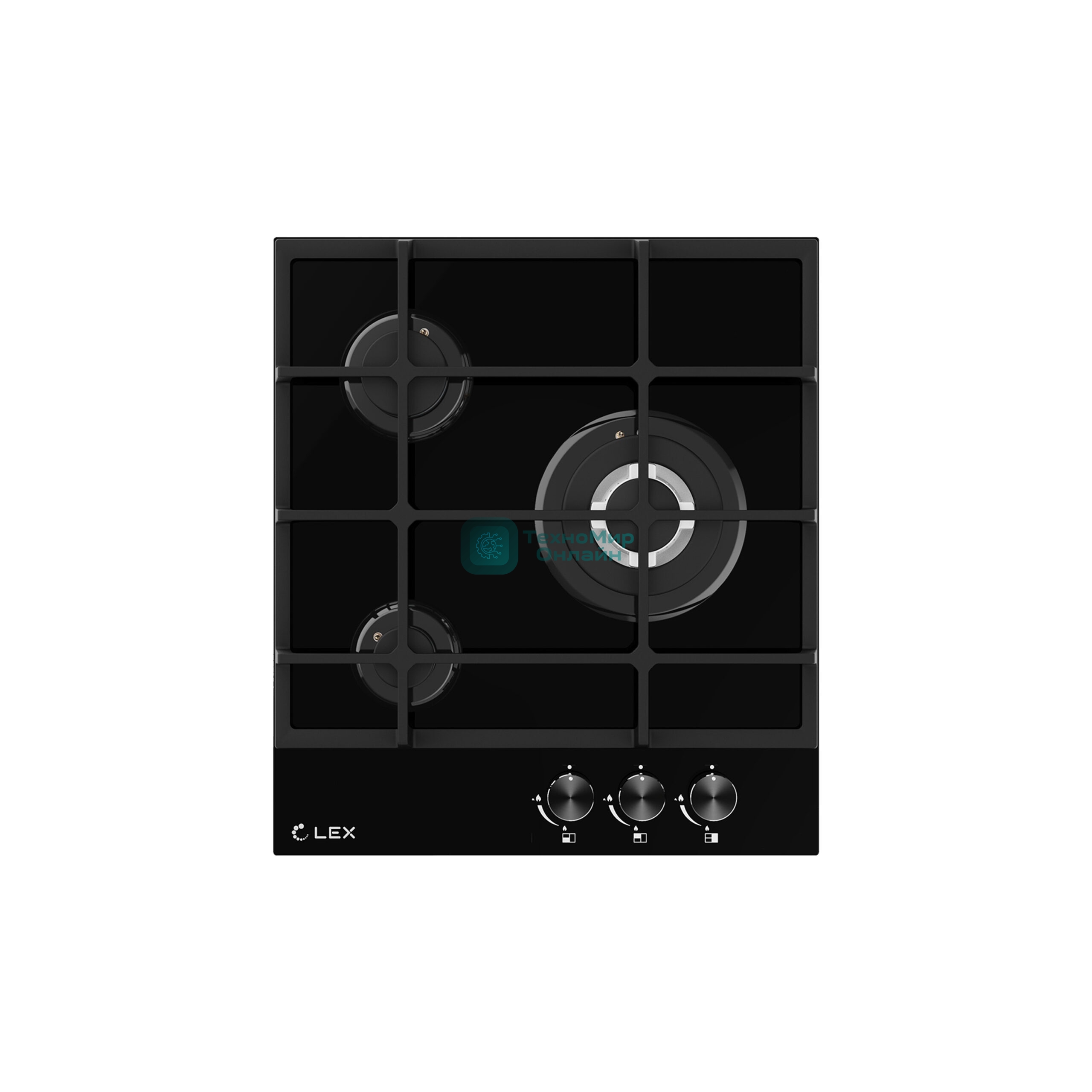 Газовая варочная панель LEX GVG 431 BBL, черный