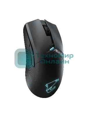 Мышь беспроводная/проводная Gigabyte GM-AORUS M6 черный, 26000 dpi, радиоканал, USB, кнопки - 8