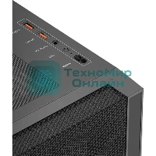 Компьютерный корпус PcCooler C3D510 BK ARGb черный без БП ATX 3x120мм 2xUSB3.0 1xUSB3.1 audio bott PSU