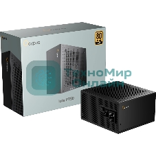 Блок питания 750W Ocypus Iota P750 (ATX, 80 PLUS Gold, APFC, 20+4 pin, 120мм fan, PCI-E 6+2Px3, 8xSATA) (Iota-P750-G1FFBK024X-EU)