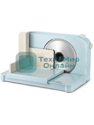 Ломтерезка Kitfort КТ-6268 150Вт (нарезка до 15мм) голубой/белый