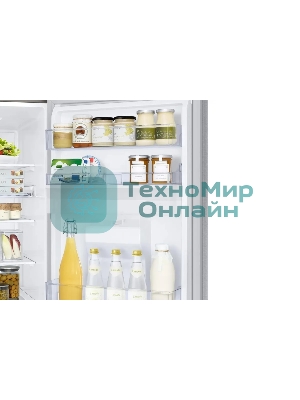 Холодильник Samsung RB34C632ESA/EF графит двухкамерный 227/114л морозилка снизу, No Frost