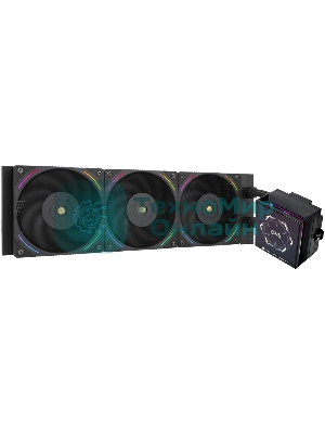 Система жидкостного охлаждения Thermalright Hyper Vision 360 ARGB Soc-AM5/AM4/1151/1200/2066/2011/1700 черный 4-pin 29.6dB Al LCD Ret (H-VISION-360-BL-ARGB)