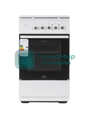 Плита Комбинированная Flama L FK 2212 W белый (металлическая крышка) реш.сталь