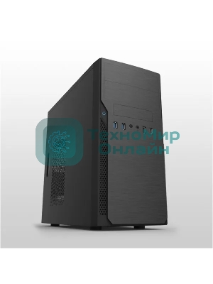 Компьютерный корпус с блоком питания 450Вт. Case Foxline mATX, 450W, 2xUSB 3.0, 2xUSB 2.0, powercord