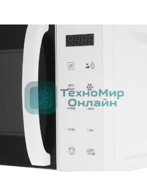 Микроволновая печь Hyundai HYM-D3029 белый/черный, 20 л, 700 Вт, переключатели - мембранные кнопки