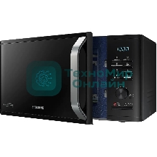 Микроволновая печь Samsung MG23K3575AK черный, 23 л, 800 Вт, переключатели - кнопки, поворотный механизм