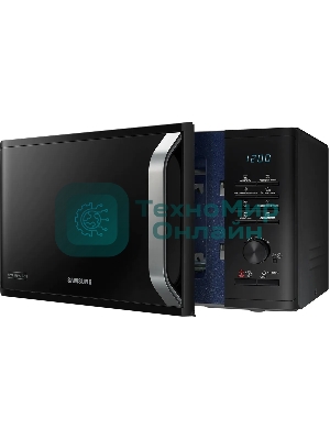 Микроволновая печь Samsung MG23K3575AK черный, 23 л, 800 Вт, переключатели - кнопки, поворотный механизм
