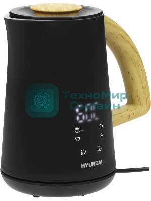 Капучинатор Hyundai HMF-P900 500мл черный/коричневый