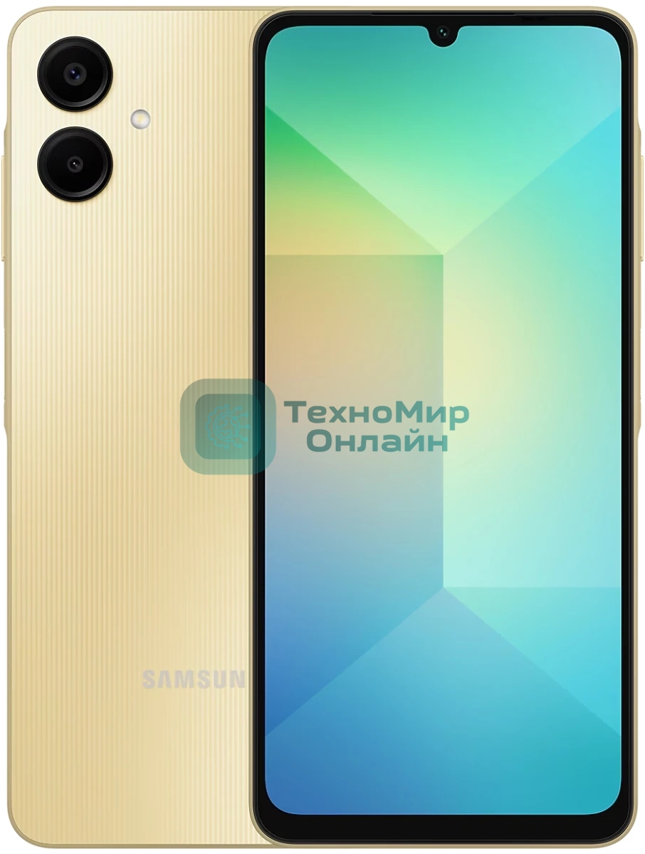 Смартфон Samsung Galaxy A06 SM-A065F 4/64Gb золотистый
