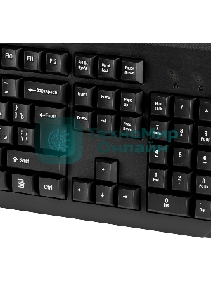 Клавиатура Oklick 170M проводная, USB Type-A, чёрный