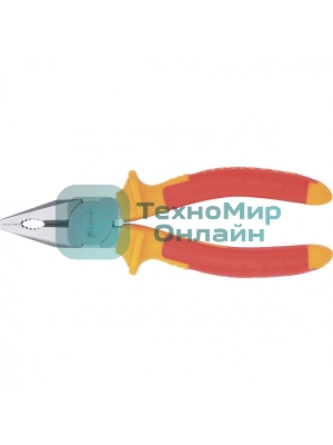 Плоскогубцы комбинированные Matrix Insulated 200 мм, двухкомпонентные рукоятки