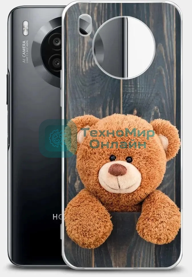 Чехол (клип-кейс) BoraSCO для Honor 50 Lite ArtWorks прозрачный/рисунок (51284)