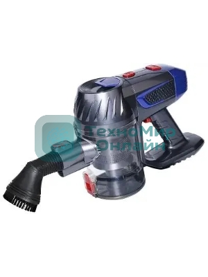 Пылесос вертикальный BQ VC1002H серый/золотой, питание от аккумулятора, 45 Вт, уборка сухая, пылесборник 0.7 л, работа от АКБ max 35 мин