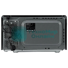 Микроволновая печь Hyundai HYM-D2074 черный/серебристый, 20 л, 700 Вт, переключатели - кнопки, поворотный механизм