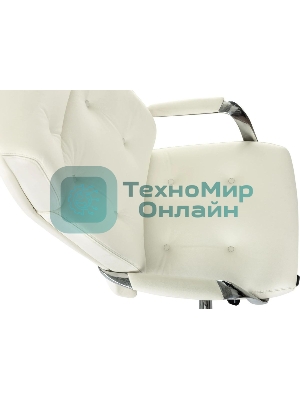 Кресло Бюрократ DAO/WHITE белый, кожа