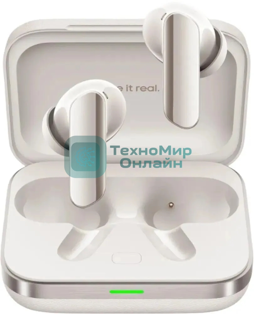 Наушники TWS Realme Buds Air 7 Pro RMA2407 белый, внутриканальные, Bluetooth, активное шумоподавление, до 9 ч