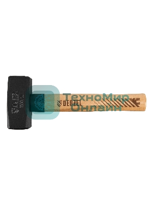 Кувалда Denzel 1500 г, кованая головка, буковая рукоятка