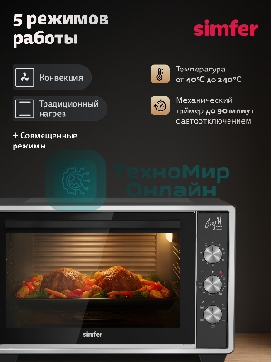 Мини-печь Simfer M30B15
