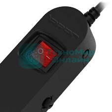 Сетевой фильтр Ippon NF-EU-3-10 3 м, 6 розеток, черный, коробка