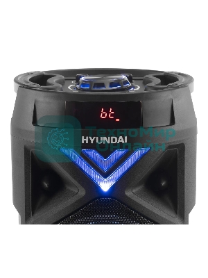 Минисистема Hyundai H-MC180 черный 80Вт/FM/USB/BT/SD/MMC